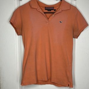 Vineyard Vines Shirt Sleeve Orange Sports Shirt - SZ M